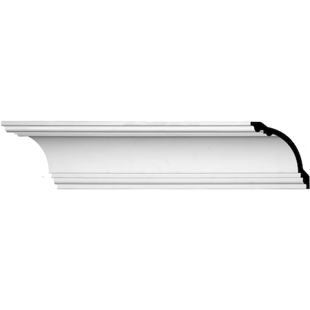 Ekena Millwork SAMPLE - 5 3/8"H x 5 1/4"P x 7 1/2"F x 12"L Diane Crown Moulding SAMPLE-MLD05X05X08DI